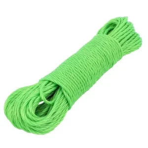 65.6Ft Nylon Household Fishing Camping Multipurpose Nonslip Hanging Clothing Clothesline Rope Green