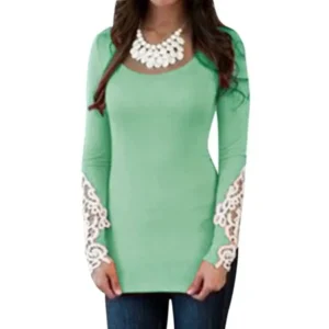 Lady Long Sleeve Form-Fitting Leisure Tee