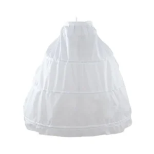 Unique Bargains Bridal Cocktail Wedding Gown Petticoat Veil Cage Frame Dress Bustle White