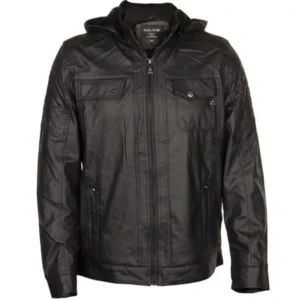 Casual Apparel 1027-A Apollo Mens Dark Chocolate PVC Jacket