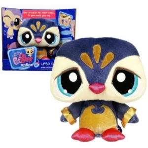 Littlest Pet Shop Online LPSO Pets Series 7 Inch Tall Plush Figure with Code to Unlock the Virtual World and Online Community - PENGUIN