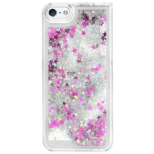Liquid Glitter Quicksand Phone Case for iPhone 5/5S - Silver