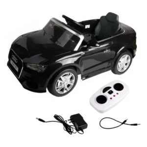 12 V Audi A3 Kids Ride on Car with RC + LED Light + Music - Red