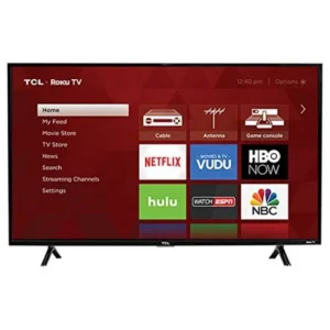 Refurbished TCL 43" Class FHD (1080P) Smart Roku LED TV (43S303)