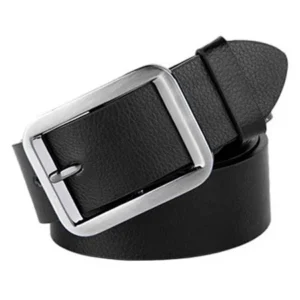Belt Alloy Pin Buckle Waistband Genuine Leather Men Waist Wide Strap Casual