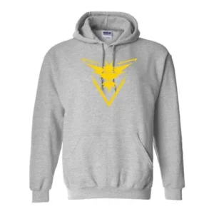 Pokemon Go Gym Team Instinct Yellow Youth Boys Girls Hoodie Sweatshirt