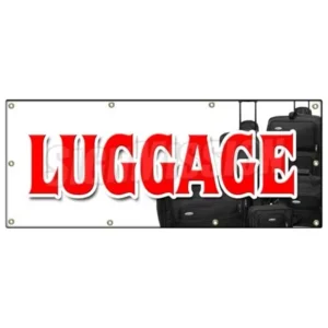 48"x120" LUGGAGE BANNER SIGN designer name brands leather discount handbags sale