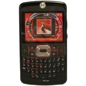 Motorola Q9M Dummy Display Toy Cell Phone Good For Store Display, Or For Kids To Play. Black/Red