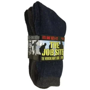 Gold Medal International The Job Site Working Men's Socks 3 Pack Mens THEJOBSITE-BLBRNA