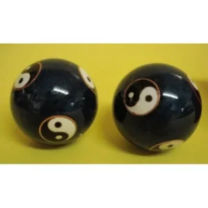 JapanBargain Baoding Balls Chinese Health Exercise Stress Balls, Green