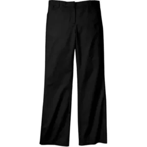 Juniors' Plus School Uniform Flat Front Bootcut Pants