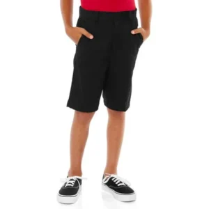 Boys School Uniforms Husky Size Flat Front Shorts