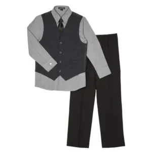 George Boys' Windowpane Check Special Occasion Dress Outfit Set