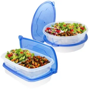 8pc BPA Free Food Storage Container Lunch Airtight With Divider Kitchen Leftover