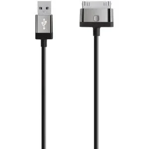 Belkin 4ft MIXIT 30-Pin to USB ChargeSync Cable - Black