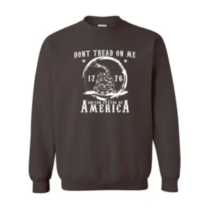 Don't Tread on Me USA Mens Womens Crewneck Sweatshirt