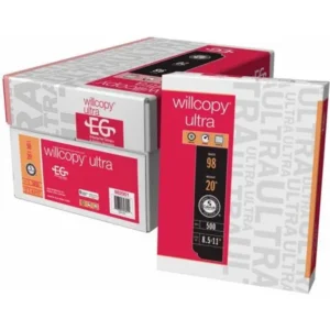 Willcopy Ultra Copy Paper, Letter Size, White, 10 Packs with 500 Sheets Each