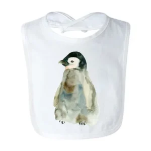 Baby Penguin Designer Premium Soft Absorbent Cotton Drool Baby Infant Bib