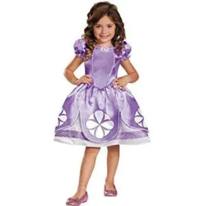 uhc disney girl's sofia the first toddler princess dress child halloween costume, 2t
