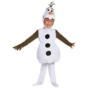 uhc boy's & girl's frozen olaf tddlr clssic fancy dress child halloween costume, 3t-4t