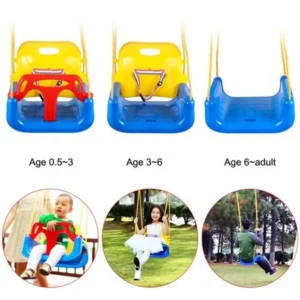 Elecmall Infant Toddler Swing Seat - Durable Outdoor Baby Chair Fun Toy Elec