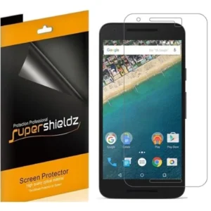 [6-pack] Supershieldz for LG (Google) Nexus 5X Screen Protector, Anti-Bubble High Definition (HD) Clear Shield