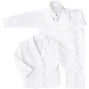 Black N Bianco Baby Boys' Formal Black 5 Piece Dress Suit