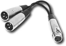 Hosa Technology - Audio Y Cable - Black