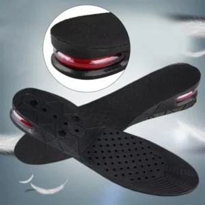 Hot Sale Womens Mens Shoe Insoles Height Increased In sole 2 layer lift 3cm 5cm, Black