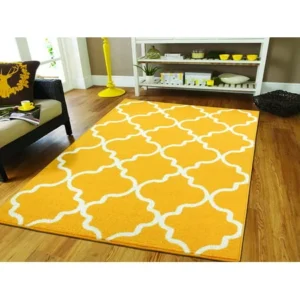 New Fashion Area Rug on Clearance 5x7 Yellow Rugs