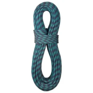 BlueWater Ropes 9.3mm Wave Double Dry Dynamic Single & Half Rope (Blue/Red, 60M)