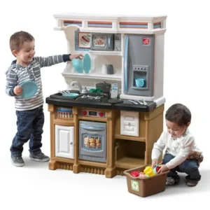 Step2 Lifestyle Custom Play Kitchen with 20 Piece Accessory Play Set