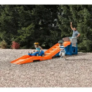 "Step2 Hot Wheels Extreme Thrill Ride On Coaster with 14 feet of Easy-Step Track and a 30"" High Platform"
