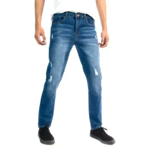 RNZ Premium Designer Fashion Mens Slim Fit Skinny Denim Jeans - Multiple Styles