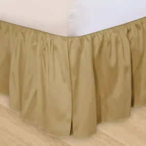 Ruffled 3pc Adjustable Bed Skirt