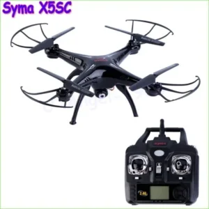 SYMA X5SC 2.4G 4CH 6-Axis Gyro RC Quadcopter RTF Drone with HD 2.0MP Camera Throwing Flight