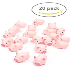 POPLAY Rubber Pig Baby Bath Toy for Kid,20 PCS