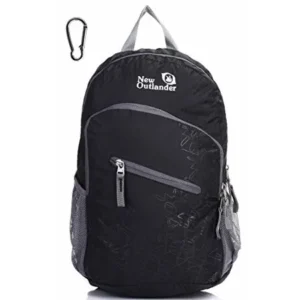 20L/33L- Most Durable Packable Lightweight Travel Hiking Backpack Daypack - Black, 20L