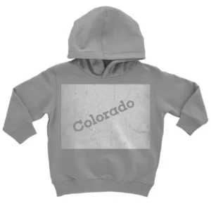 Large / Gray Colorado Kids Pullover Hoodie Home Shirt