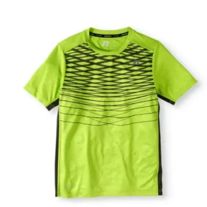 Boys' Short Sleeve Chest Print Performance T-Shirt