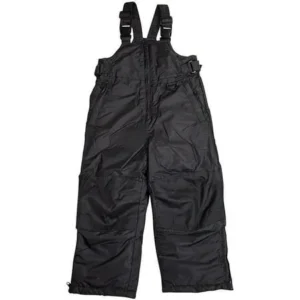 iXtreme Kids Unisex Insulated Ski Bib Snowpant Snowboard Snowsuit (Black, Size 4)