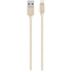 Belkin 4' MIXIT Metallic Lightning to USB Cable - Gold