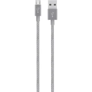 Belkin MIXITâ†‘ Metallic Micro-USB to USB Cable F2CU021BT04GRY