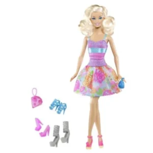 Exclusive Shoe Fashionista Barbie Doll - (4 Pairs of Shoes & 2 Purses)