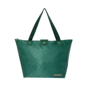 TrendyFlyer Foldable Tote Shopping Beach Bag Emerald