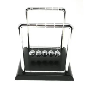 THY COLLECTIBLES Newtons Cradle Balance Balls 5 1/2 inch Desk Top Decoration Kinetic Motion Toy For Home And Office (Large 7.25")