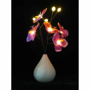 Better Homes and Gardens Battery-Operated LED Orchids, Purple, Small
