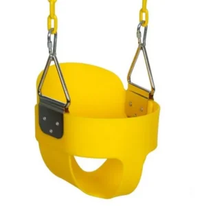 2PC Full Bucket Toddler Swing with Vinyl Coated Chain Outdoor Kids Toys WSY