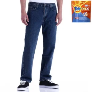 Faded Glory - Mens Original Fit Jeans Plus Bonus Tide Pod