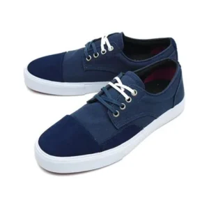 Vans Mens Zero Lo Canvas Skate Sneakers, Blue, 6.5 D(M) US